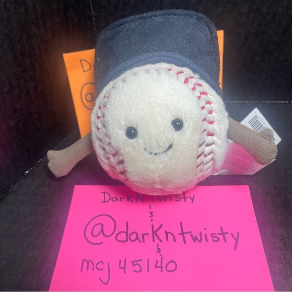 RETIRED BNWT JELLYCAT AMUSEABLE BASEBALL ADORABLE PLUSH - Picture 4 of 11